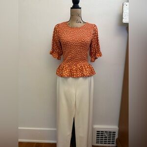 Nic & Zoe Winter White Wide Leg